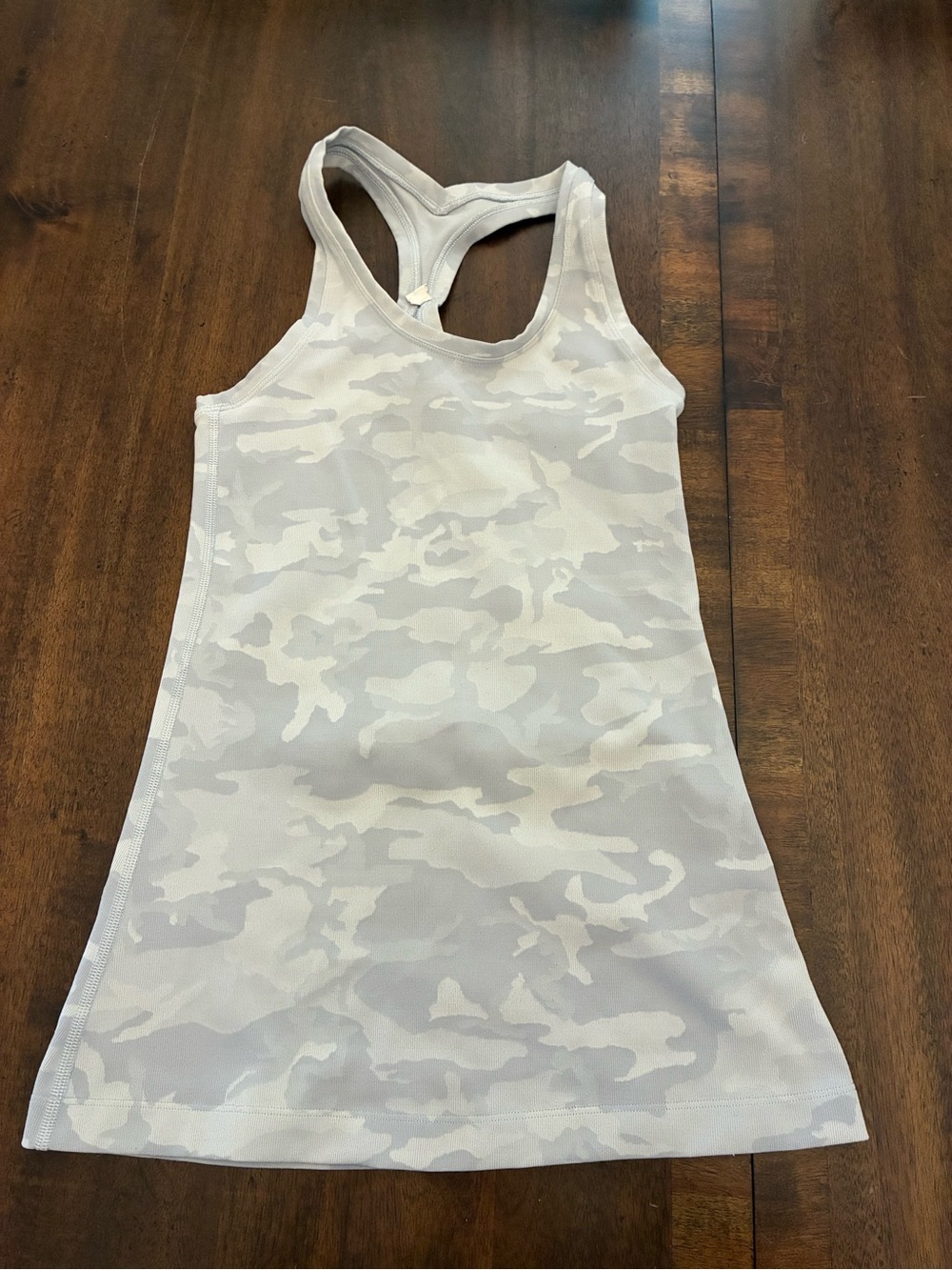 Lululemon Cool Racerback Tank Top 4 Incognito Camo Alpine White Multi Nulu